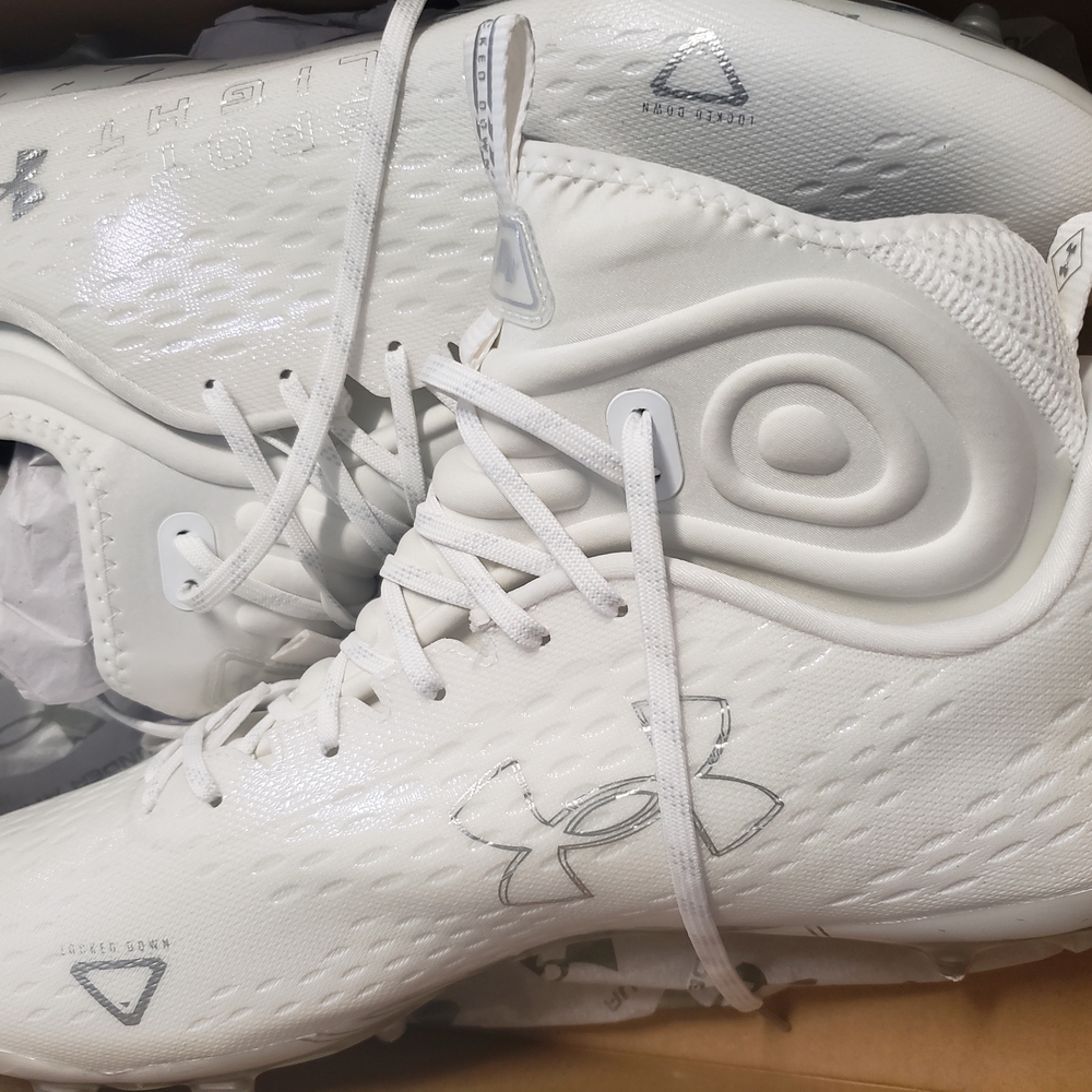 Under Armour White Athletic Shoes Spotlight Lux MC 2.0 - Picture 2 of 4